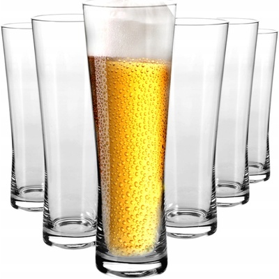 KROSNO Pivní sklenice typu přesýpací hodiny Mixology 6 x 500 ml
