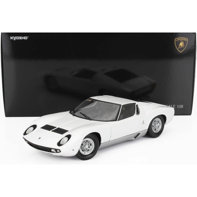 Kyosho Lamborghini Miura P400 1968 White Silver 1:18