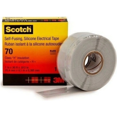 3M 70 Scotch Samozvárateľná silikónová páska 25 mm x 9,1 m