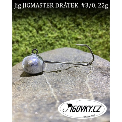 Jigovky.cz Jigové hlavičky Jigmaster Drátek vel.3 22g 5 ks
