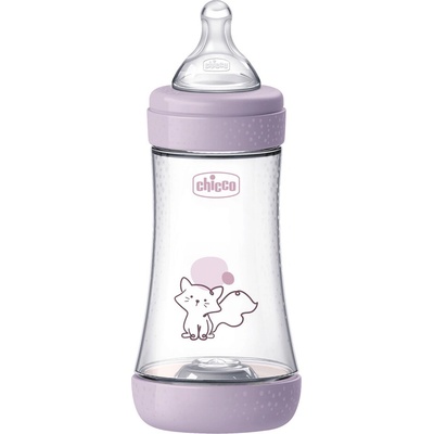 Chicco Láhev kojenecká antikoliková Perfect 5 fialová 240 ml