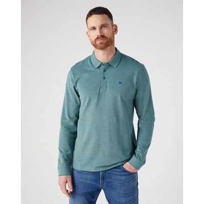 Wrangler LS REFINED polo DEEP TEAL Green