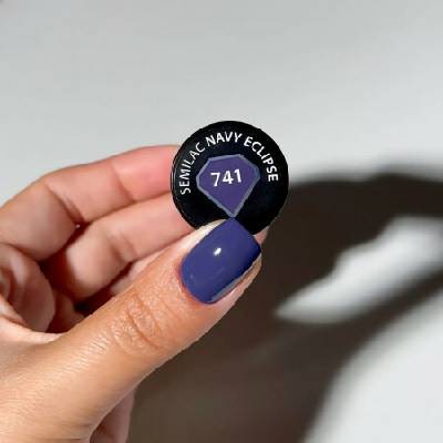 Semilac gél lak 741 Navy Eclipse 7 ml