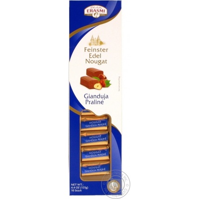 Erasmi Nougat praliné Nugát s lískovými oříšky 125 g