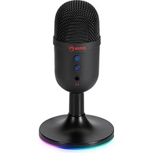 Marvo, herný/streamovací , MIC-06, čierny, RGB podsvietenie, vstup pre slúchadlá MIC-06 BK