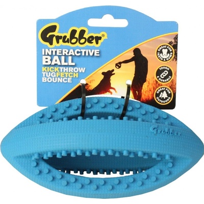 Happy Pet Grubber Interaktivní rugby míč S 19 cm