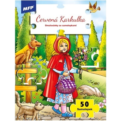 MFP 5301223 Omalovánky se samolepkami Červená Karkulka 210x295mm/8s – Hledejceny.cz