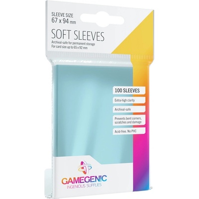 Gamegenic: 67x94 mm Soft Sleeves obaly 100 ks – Hledejceny.cz