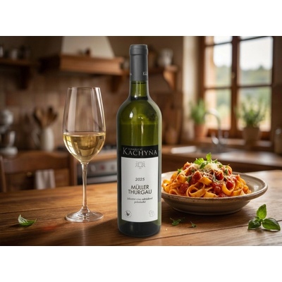 Vinařství Kachyňa Müller Thurgau polosladké bílé 2025 10,5% 0,75 l (holá láhev)