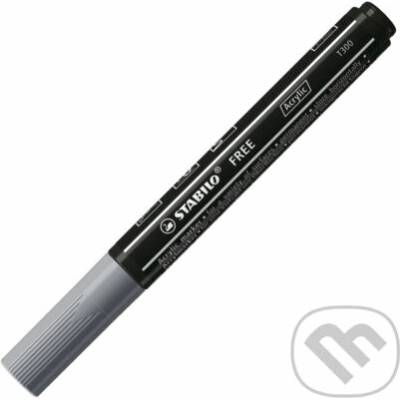 Stabilo Free Acrylic T300 tmavosivá