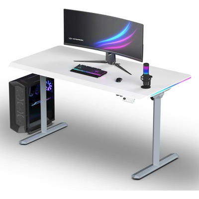 ULTRADESK Quest šedá-bílá UD-QST-FRGY/DTWT