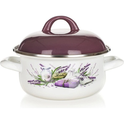 Banquet Smaltovaný kastról Lavender 3 l
