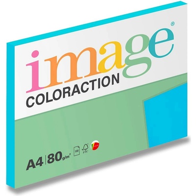 Image Coloraction A4 80g papír barevný modrá světlá 100 listů