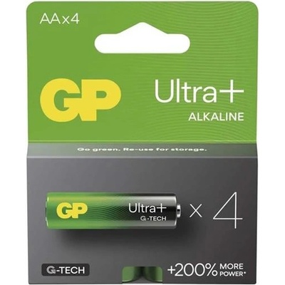 GP Ultra Plus Alkaline AA 4ks B03214