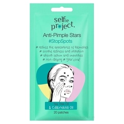 Selfie Project Náplasti proti akné 20 náplastí