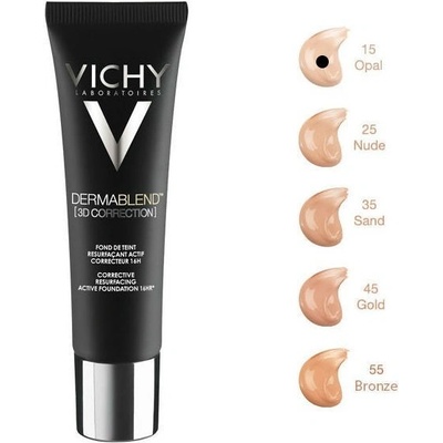 Vichy Dermablend 16H korekční vyhlazující 3D make-up SPF25 15 Opal 30 ml