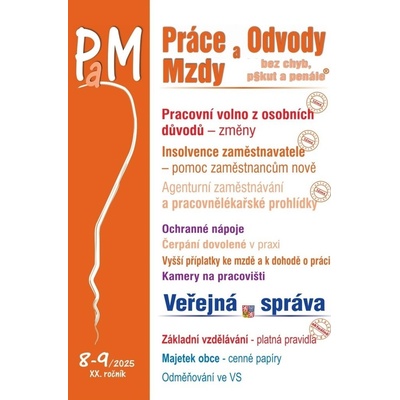 Práce, odvody a mzdy bez chyb, pokut a penále č. 8-9 / 2025 - Pracovní volno z osobních důvodů - změny - Poradce s.r.o.