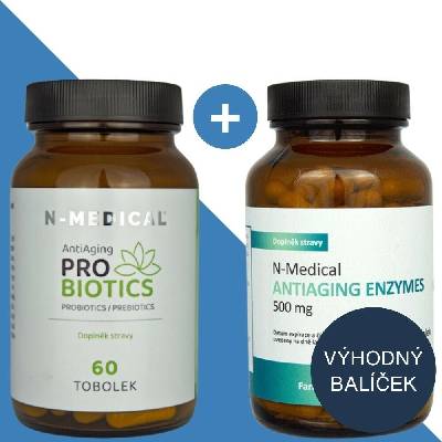 N-Medical Zvýhodněná sada pro lepší trávení/imunitu s enzymy