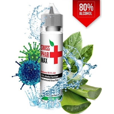 Swiss PharMax Hand Sanitizer antibakteriální roztok 60 ml