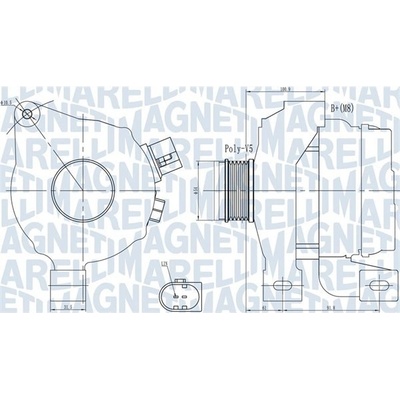 generátor MAGNETI MARELLI 063732001010