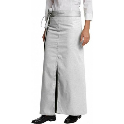 CG Workwear Gastro zástěra Roma odolná proti pomačkání Bílá CGW1260