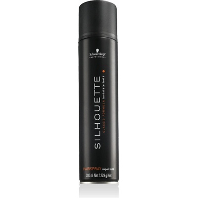 Silhouette Ultimate Shine Hairspray Super Hold lak pro max lesk vlasů 300 ml