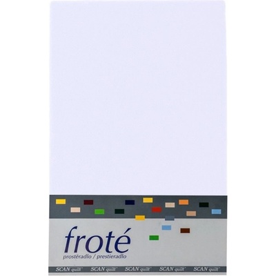 Scanquilt froté plachta biela 90x200