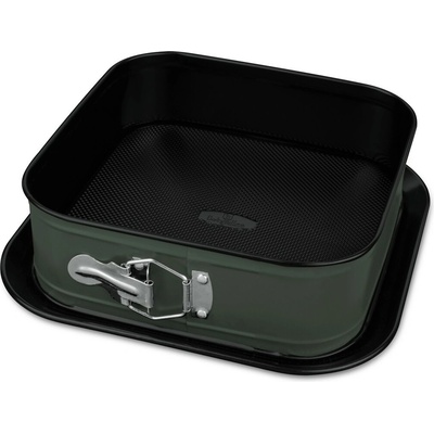 Berlingerhaus Forma na dort hranatá s titanovým povrchem 28x28cm Matte Green Collection BH-8668