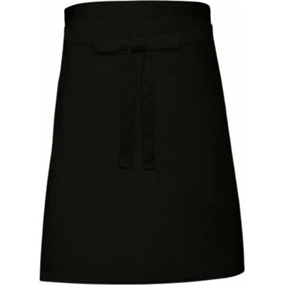 Link Kitchen Wear Pekařská lehčí zástěra délka pkolena 240 g/m Černá X997