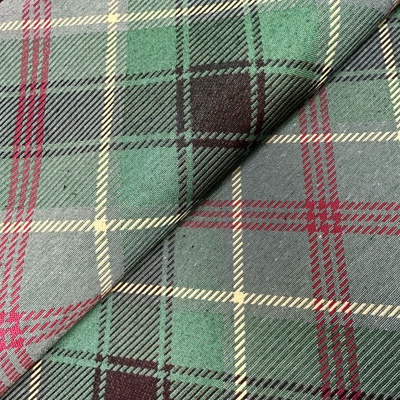 Dekorační/potahová Gobelínová látka šířka - 280cm - Tradiční zelený tartan