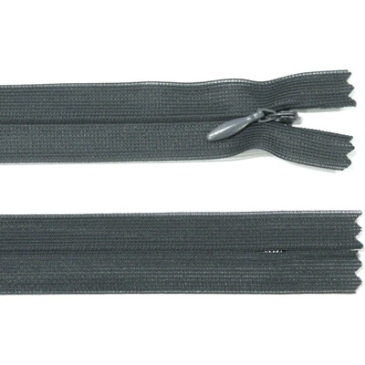 WICO Spirálový zip no.3 skrytý nerozepínací 16cm - více barev color: 722 antracitová šedá