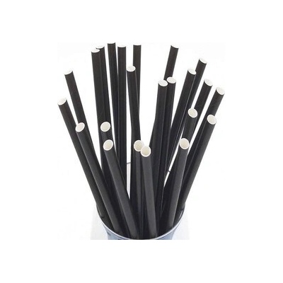 Smart Cook ITM Papírová brčka JUMBO černá 14,5 cm 100 ks