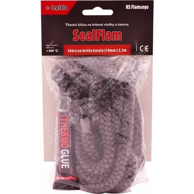 SVOZ Napajedla Těsnící šňůra na dvířka kulatá + lepidlo (10 mm) 2,5 m