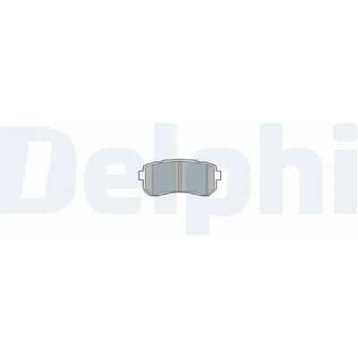 Sada brzdových platničiek kotúčovej brzdy DELPHI LP3576