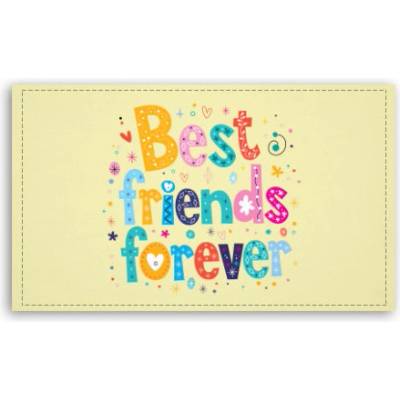 Fotoobraz 120x70 cm velký Best Friends