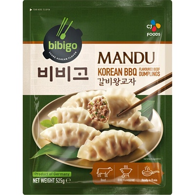 Bibigo Mandu knedlíčky plněné korejskýn hovězím BBQ 525 g