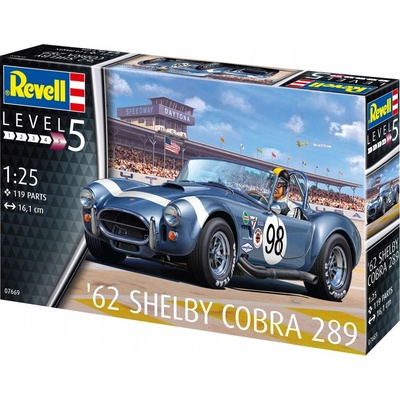 Revell Plastic ModelKit auto 07669 62 Shelby Cobra 289 1:25