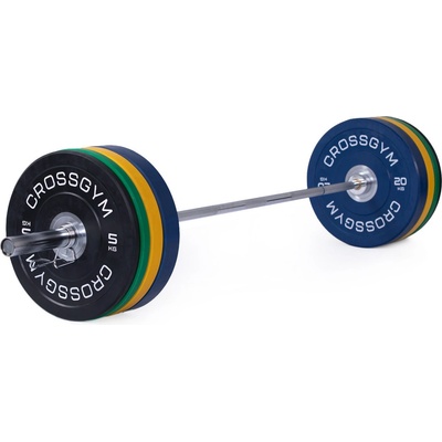 Trinfit Olympijská činka Bumper CrossGym 120 kg