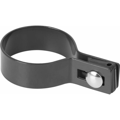 Objímka na okrúhly stĺpik 60 mm, koncová, antracit, Zn+PVC, RAL7016
