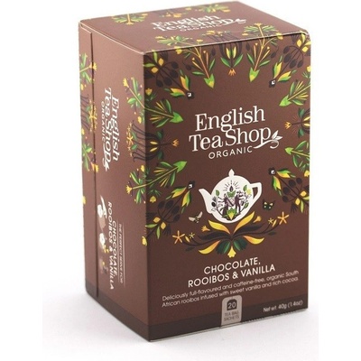 English Tea Shop Rooibos s vanilkou a čokoládou 20 ks