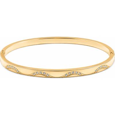 Victoria Filippi Stainless Steel Pevný bangle náramek Laura Gold chirurgická ocel NR2396-A1196 Zlatá