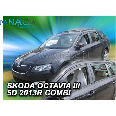 Deflektory Heko Škoda Octavia III Combi 2013 - 2020 predné + zadné