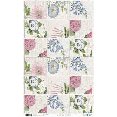 Rýžový papír 54x33 JARNÍ KARTY - Rice Paper 54x33 SPRINGS CARDS