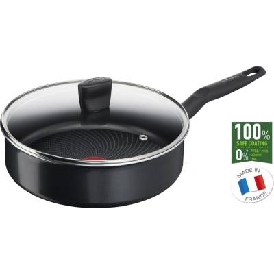 Tefal Start'easy C26732, Kolo, Sauté panvica, Čierna, Titán, Hliník, Termo indikátor