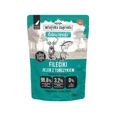 Wiejska Zagroda Filetky Jelen s tuňákem lesní chutě 280 g