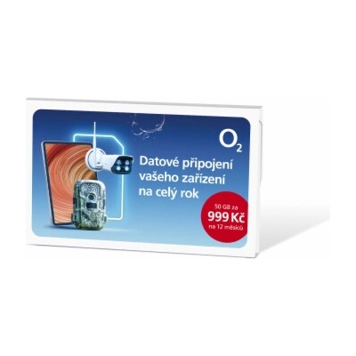 O2 Roční datové připojení 50 GB Bundle 4+1