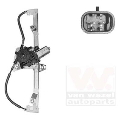 Mechanizmus zdvíhania okna VAN WEZEL 1607262