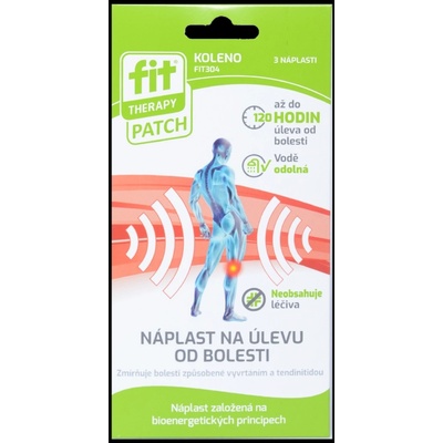 FIT Therapy Náplast na úlevu od bolesti koleno 3 ks