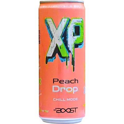 XP BOOST drink dětský bylinný nápoj Peach drop 330 ml