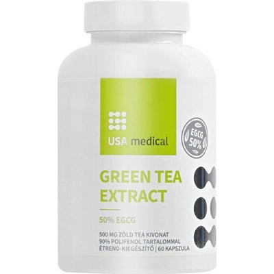USA medical Green Tea Extract 50% EGCG 60 kapslí